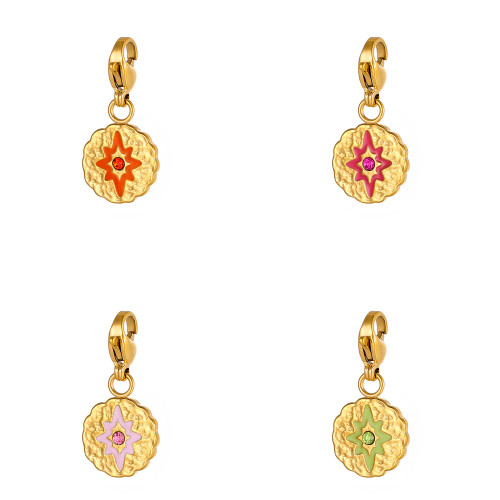 European and American Cross-Border Hot-Selling Pendant DIY Bracelet Necklace Accessories Oil Drop Pendant Accessories Jewelry Wholesale
