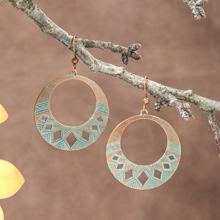 Set Bohemian Vintage Earrings Ethnic Vacation Style Long Tassel Earrings Super Beautiful Jungle Style Drop Earrings,...