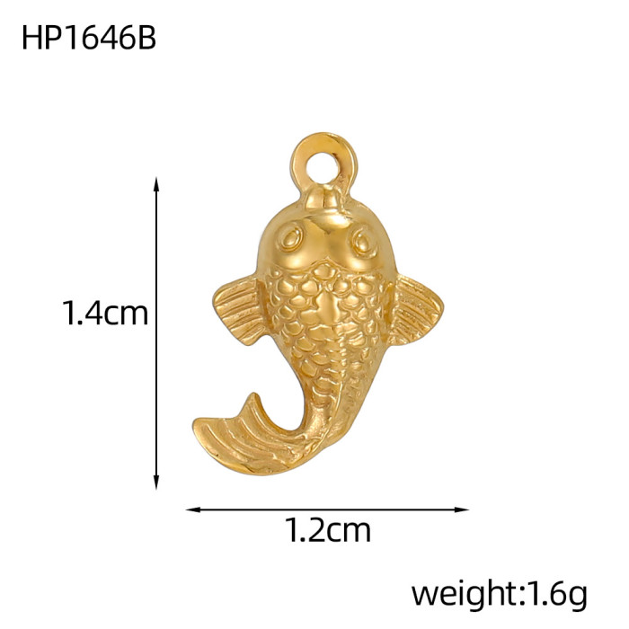 Cross-Border European and American Fashion Personality Ocean Series Shell Fish Dolphin DIY Accessories Jewelry Wholesale
