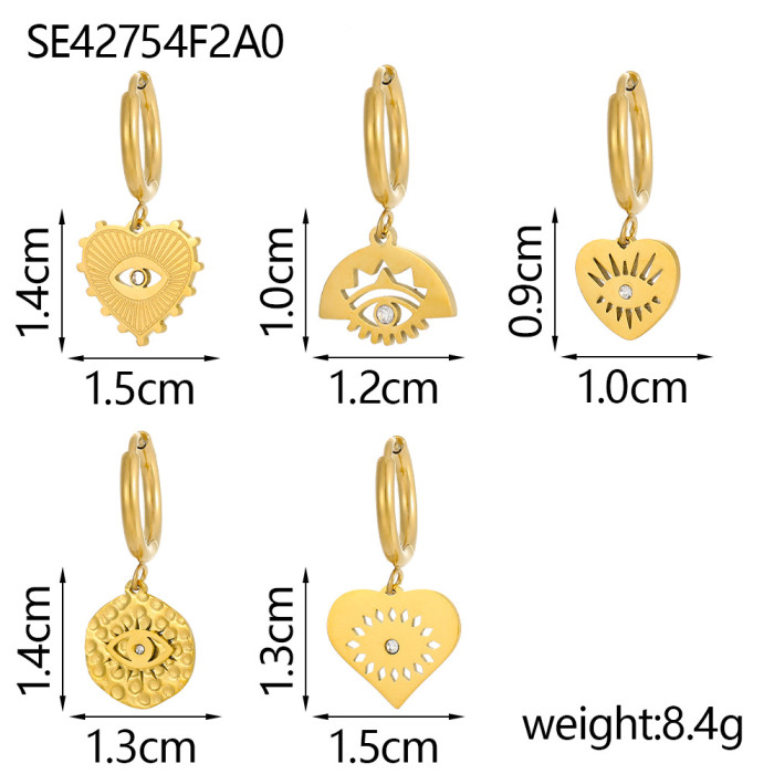 Amazon Hot-Selling Stainless Steel Geometric Pendant Personalized DIY Jewelry Pendant Bracelet Necklace Accessories P...