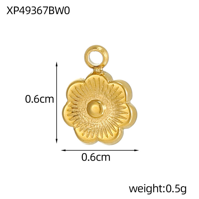 Hot Selling Rose Plum Blossom Daisy Series Pendant DIY Bracelet Necklace Jewelry Accessories
