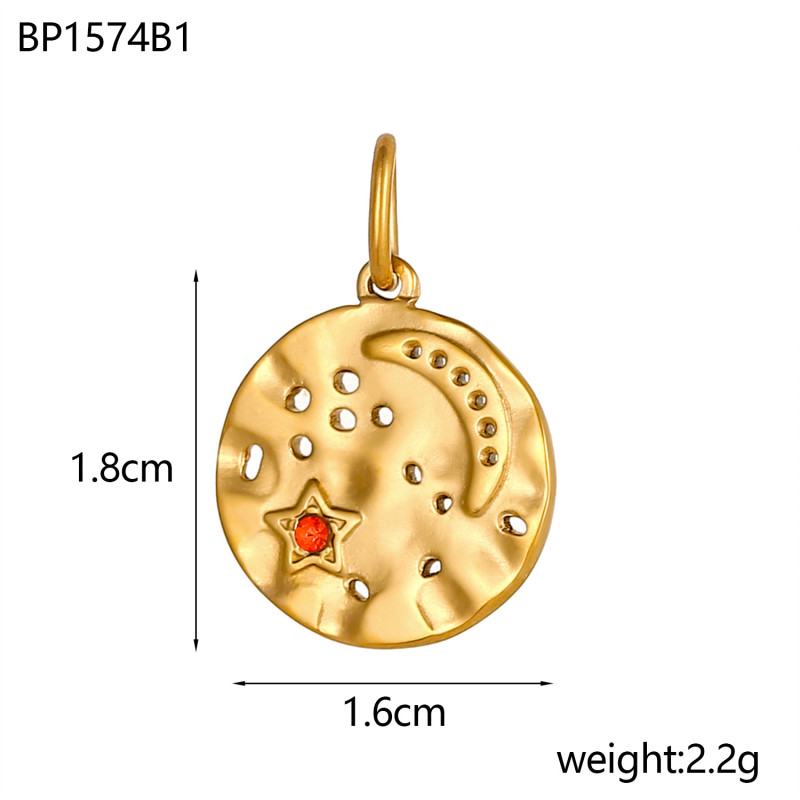 Light Luxury Diamond-Studded Circle Necklace for Women Versatile High-End Niche Non-Fading Exquisite Fashion Ins Accessories Jewelry