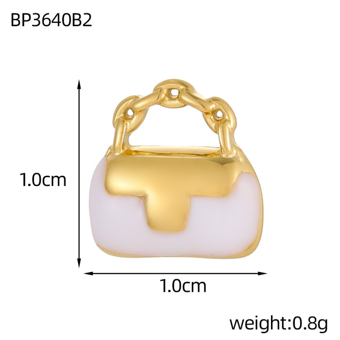 Cross-Border Hot High Heels Baby Series Pendant Oil Drop Stainless Steel Charms DIY Bracelet Women Jewelry Accessories