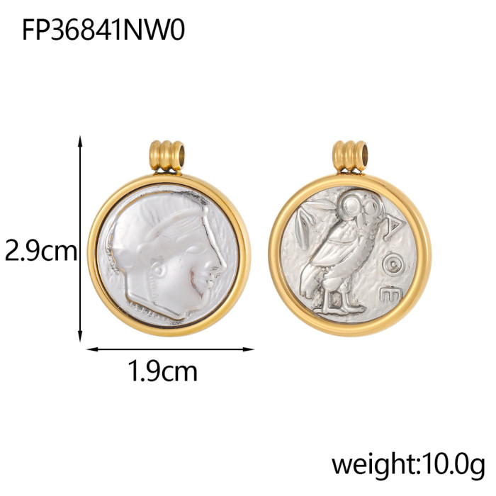 French Style Stainless Steel DIY Pendant for Women Stainless Steel Virgin Mary Statue Pendant Religious Accessories J...