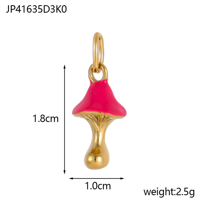 AliExpress Hot Selling Fashion Simple Versatile DIY Colorful Mushroom Accessories Jewelry Accessories Mushroom Wholesale
