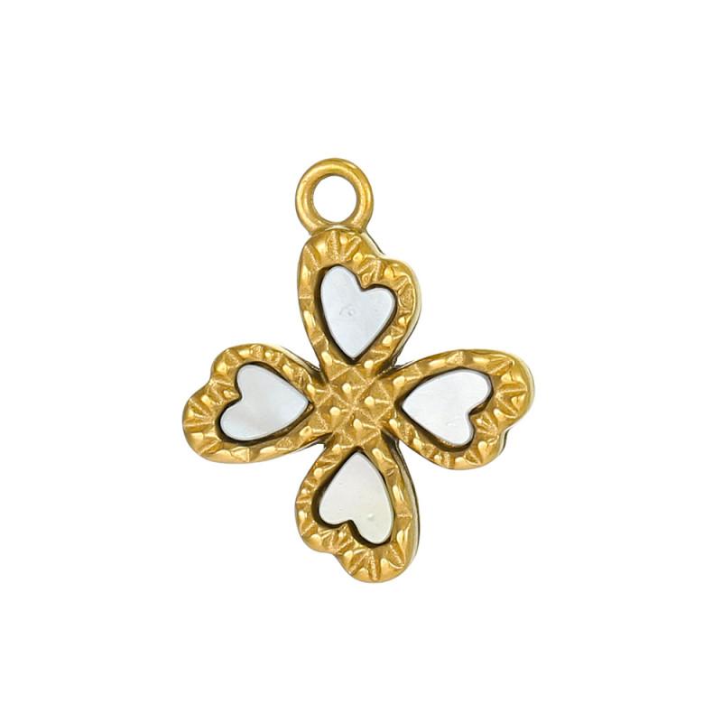 European and American Cross-Border Hot-Selling Fashion Simple Light Luxury Versatile Stainless Steel Animal Plant DIY Accessories Jewelry Wholesale