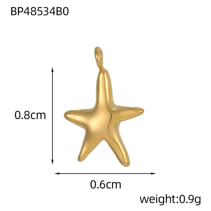 Hot-Selling Fashion Light Luxury Ocean Series Turtle Scallop Starfish Accessories Jewelry Wholesale