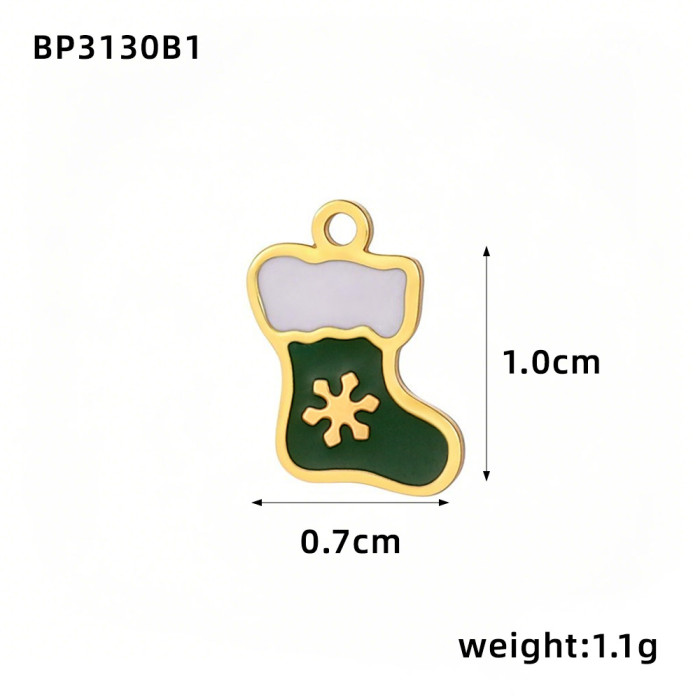 Hot-Selling Cartoon DIY Jewelry Accessories Stainless Steel Pendant Bracelet Rope Hanging Ornament Pendant 3D Accesso...
