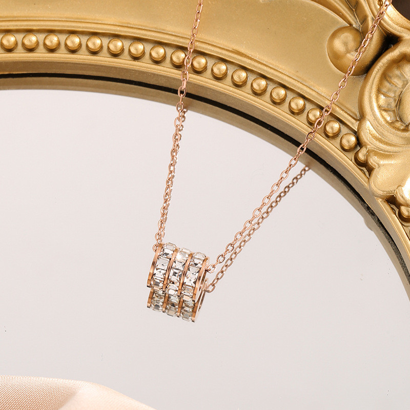 Small Waist Necklace for Women Hot Sale New Clavicle Chain Niche Design Sense Ins Trend Internet Celebrity Titanium Steel Jewelry Simple