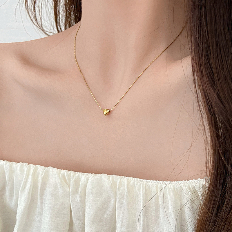Niche Love Necklace for Women Ins Cold Style Temperament Clavicle Chain Niche Design Simple All-Match Necklace Wholesale