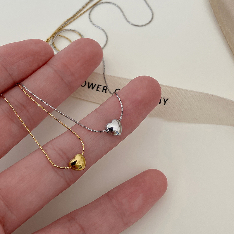 Niche Love Necklace for Women Ins Cold Style Temperament Clavicle Chain Niche Design Simple All-Match Necklace Wholesale