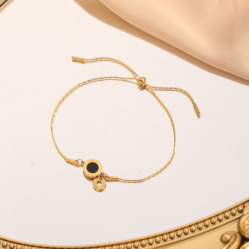 Roman Numeral Layered Bracelet for Women, Ins Style, Niche Design, Korean Version, Simple and Personalized, Student Best Friend Jewelry