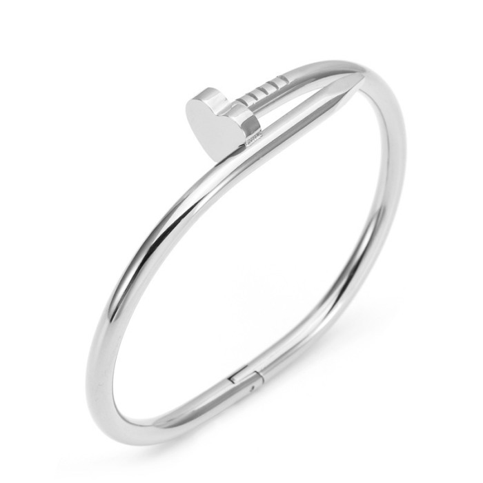 Four-Leaf Clover Kajia Nail Bracelet High-End Non-Fading Versatile Bag Temperament Stainless Steel Bracelet Jewelry