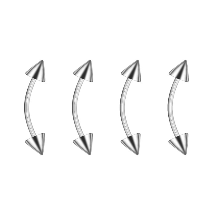 120 Mixed Set Amazon Cross-Border Hot Item Titanium Steel Nose Studs Nose Rings Lip Studs Tongue Studs Factory Direct Sale