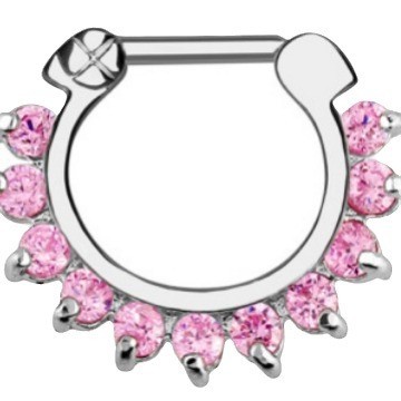 European and American Fashion Nose Ring Export Zircon Straight Nose Ring Manufacturer Online Wholesale Nose Stud