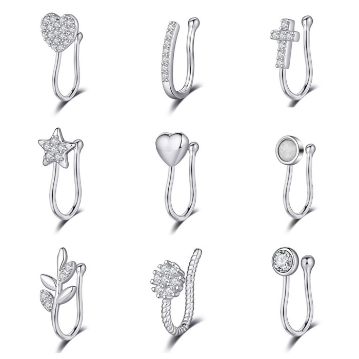 Cross-border E-commerce Hot-selling Nose Clip Nose Stud Piercing Jewelry Online Wholesale