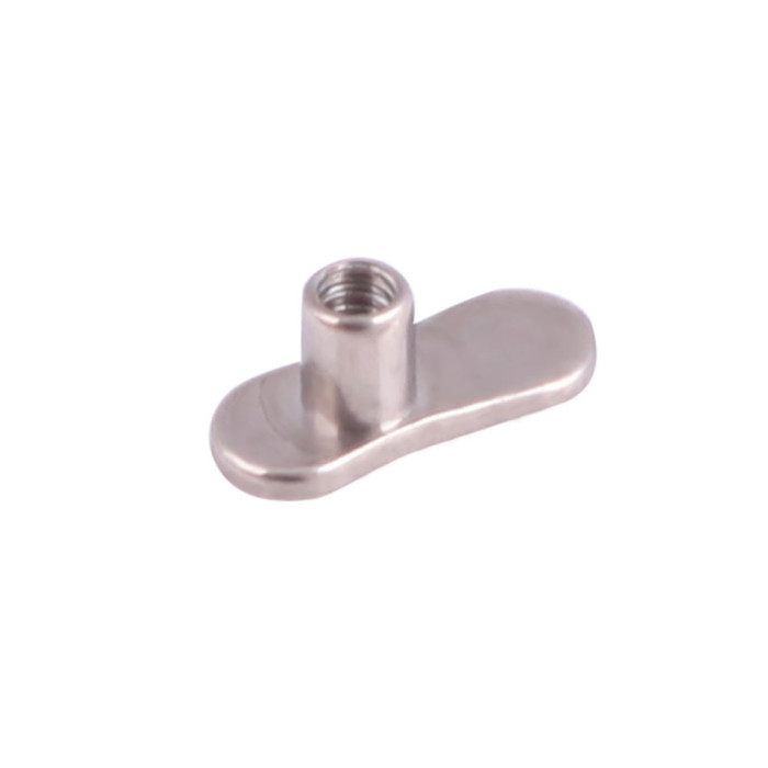 European and American Piercing Jewelry Bone Studs Genuine Leather Anchor Studs Personalized Skin Studs Titanium Steel European and American Body Piercing Trendy Studs