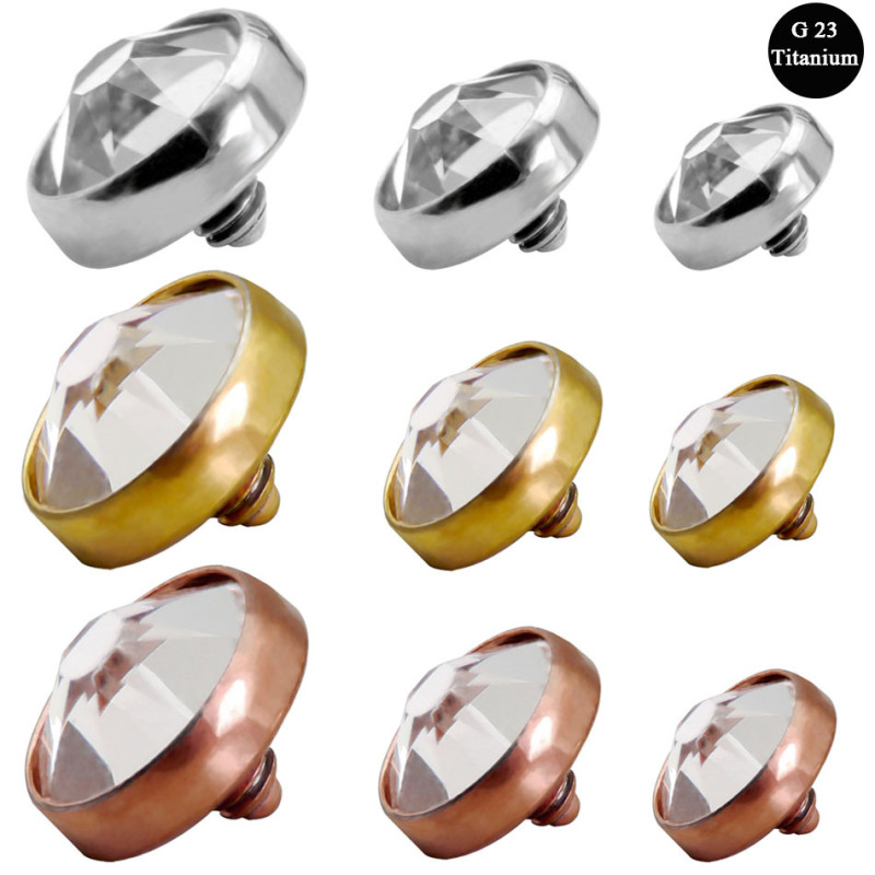 Nose Stud G23 Pure Titanium Skin Stud Grafting Stud European and American Trend Piercing Jewelry Ebay Amazon AliExpress WISH