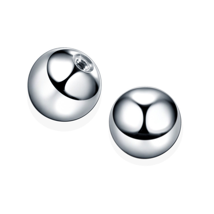 304 Stainless Steel Round Ball Jewelry Accessories Threaded Ball Eyebrow Stud Lip Stud Earring Horseshoe Ring Navel Ring Manufacturer In Stock