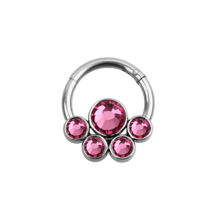 European and American Hot-Selling New Czech Drill Nose Ring Nose Stud Piercing Jewelry Online Wholesale