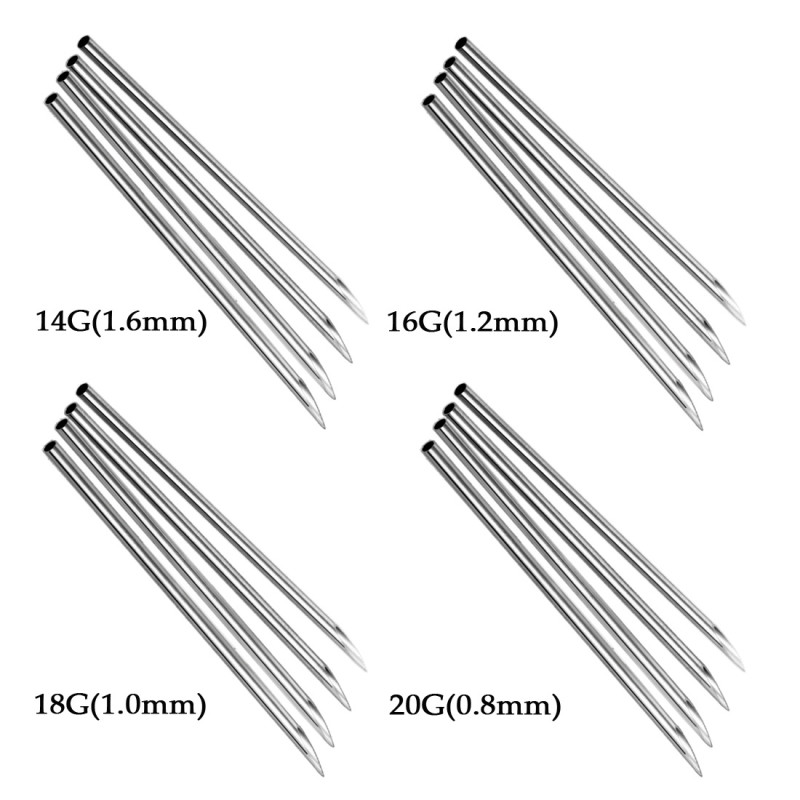 Wish Amazon Navel Ring Nose Lip Piercing Needle Tool 10 Pack Disposable Sterilized Bag Hygienic Piercing Needle