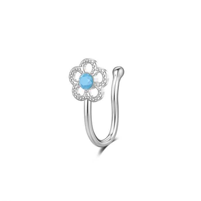 Cross-Border E-commerce Hot-Selling New Non-Pierced Nose Clip Nose Stud Fake Nose Ring Piercing Jewelry Online Wholesale