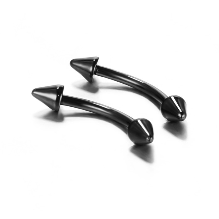 Stainless Steel Eyebrow Studs Lip Studs Color Retention Electroplated Earrings European and American Piercing Jewelry Multi-color Multi-size Cross-border Exclusive Supply