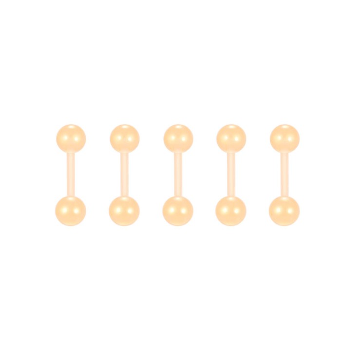 Trendy Navel Piercing Eyebrow Lip Piercing UV Soft Rod Ear Plugs Amazon WISH Sale Jewelry Accessories Manufacturer In Stock Direct Supply