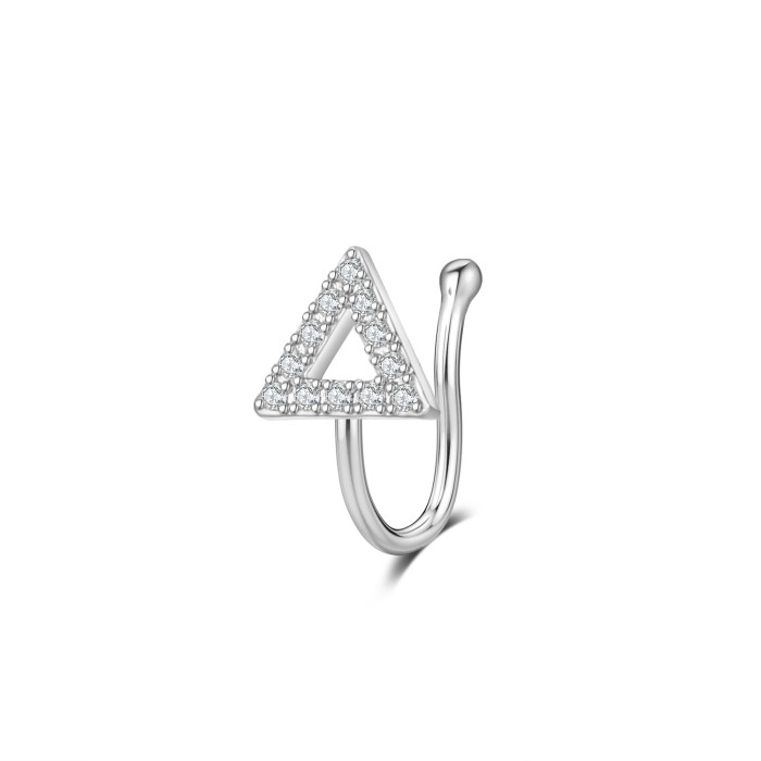 Cross-Border E-commerce Hot-Selling New Non-Pierced Nose Clip Nose Stud Fake Nose Ring Piercing Jewelry Online Wholesale
