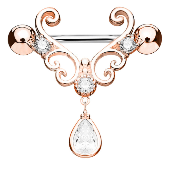 Nipple Rings Nipple Studs Zircon Piercing Jewelry Wholesale Trendy Zircon Nipple Rings eBay Amazon, Earrings