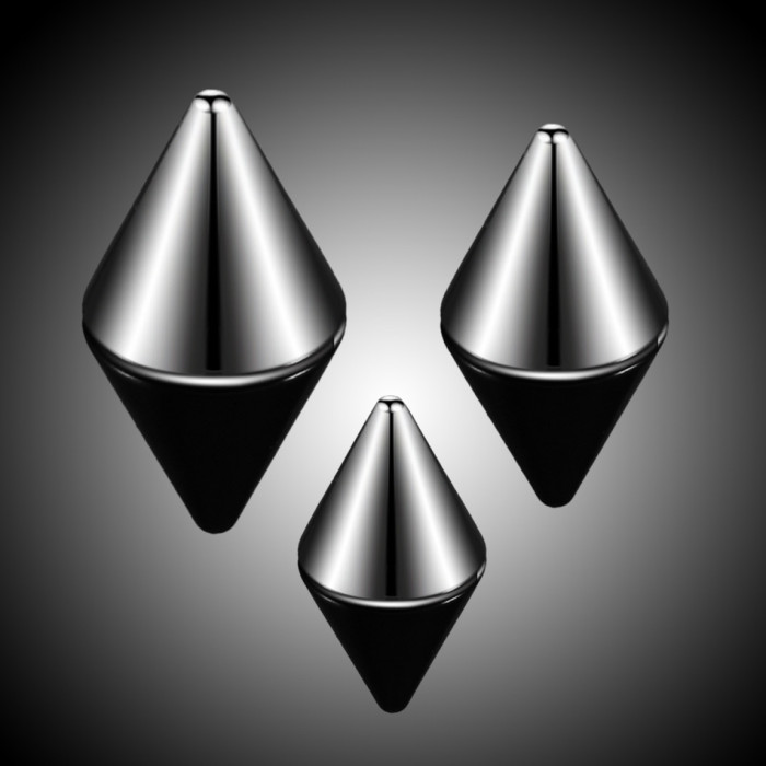 Stainless Steel Piercing Jewelry Pointed Cone Eyebrow Stud Lip Stud Tongue Stud Earring Horseshoe Ring Navel Ring Special Accessories In Stock