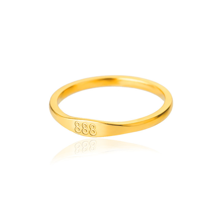 Minimalist Number Rings for Men and Women Stainless Steel Rings 111 999 Angel Number Rings Manufacturer Dropshipping
