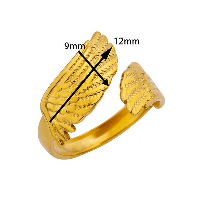 Minimalist Stainless Steel Hydraulic Ring Geometric Heart-Shaped Ring Women's Niche Design Ring Collection Wholesale