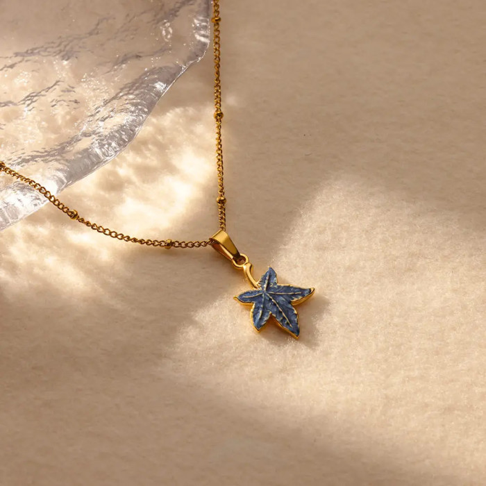 Amazon Cross-Border Hot-Selling Stainless Steel Small Turtle Pendant Ocean Heart Turtle Necklace Beach Necklace