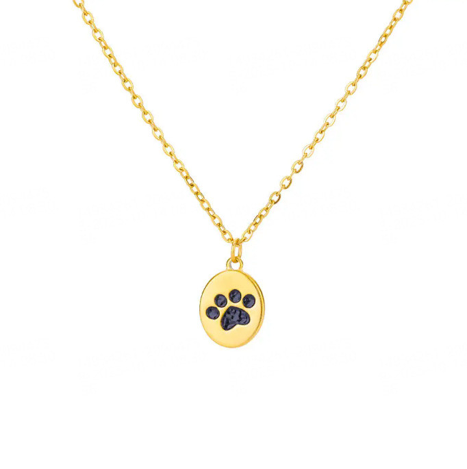 INS Style Light Luxury Stainless Steel Imitation Pearl Heart Pendant Fashion Retro Emerald Stainless Steel Necklace