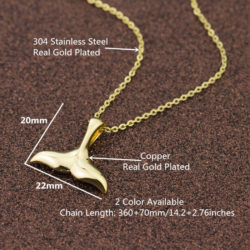 Hot Selling Popular Necklace Collarbone Female Dolphin Pendant Necklace Female Fashion Versatile Jewelry Exquisite Casting Factory Direct Sale