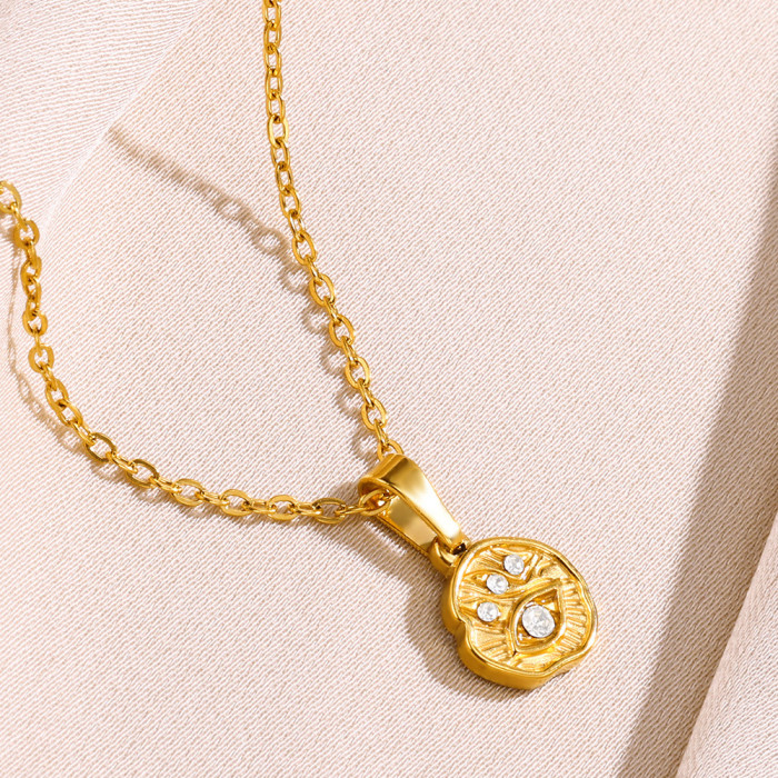 Trade Hot-Selling Turkish Evil Eye Necklace Pendant Female Demon Eye New Style Jewelry Wholesale