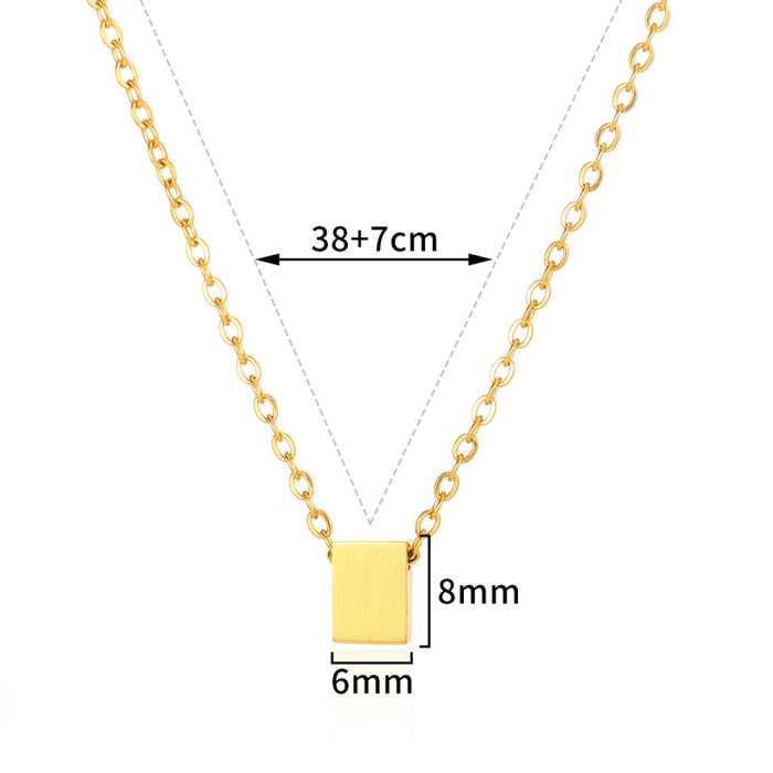 New Style Cross Butterfly Pendant Necklace for Women, Clavicle Chain, 18K Gold Plated Heart Pendant Necklace Wholesale