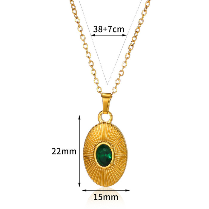 French Retro New Style Ins Style Geometric Minimalist Metal Elegant Versatile Necklace High-end Necklace Wholesale