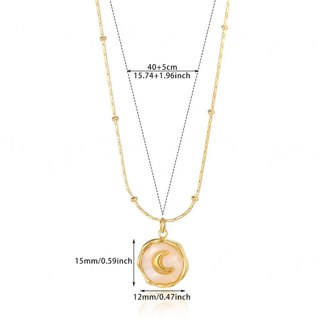 Korean Style Simple Imitation Pearl Heart Pendant Necklace for Women, Light Luxury Collarbone Chain, Stainless Steel Necklace, Heart-shaped Jewelry Wholesale