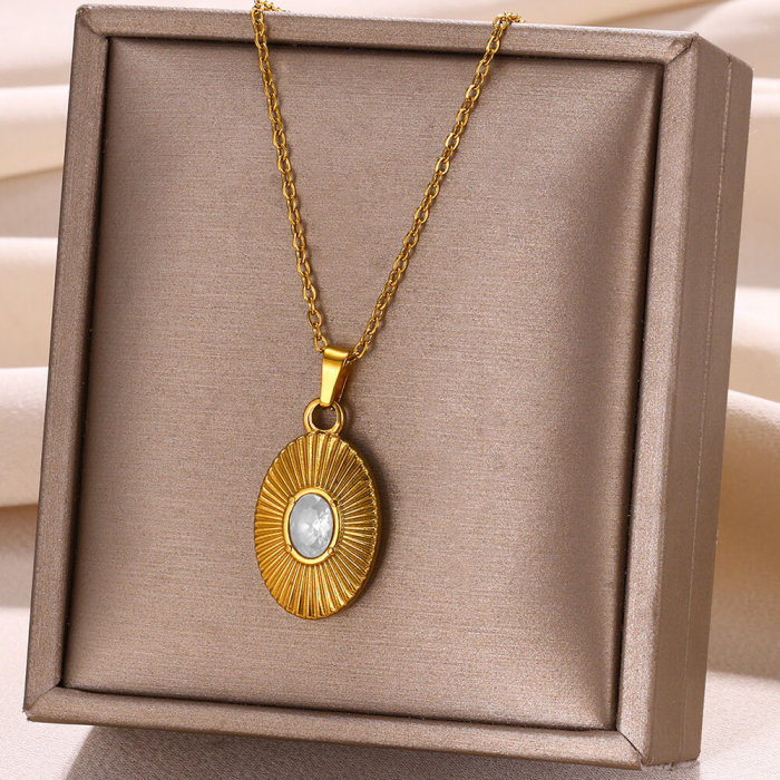 French Retro New Style Ins Style Geometric Minimalist Metal Elegant Versatile Necklace High-end Necklace Wholesale