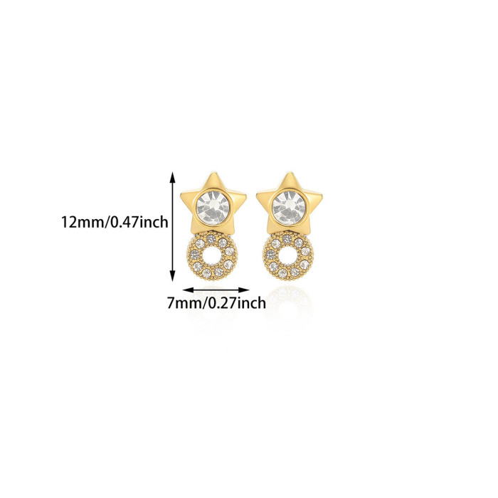European and American Fashion Pearl Stud Earrings 18k Gold Stainless Steel Earrings for Women High-end Bowknot Pearl Ear Jewelry Wholesale