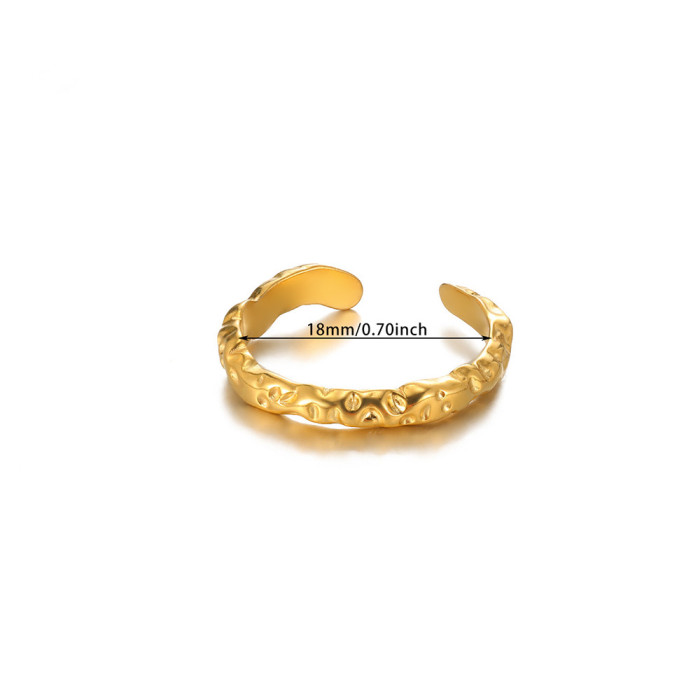 2025 New Cross-Border E-commerce Jewelry Personality Exaggerated Irregular Rings for Women Niche Pearl Flower Rings