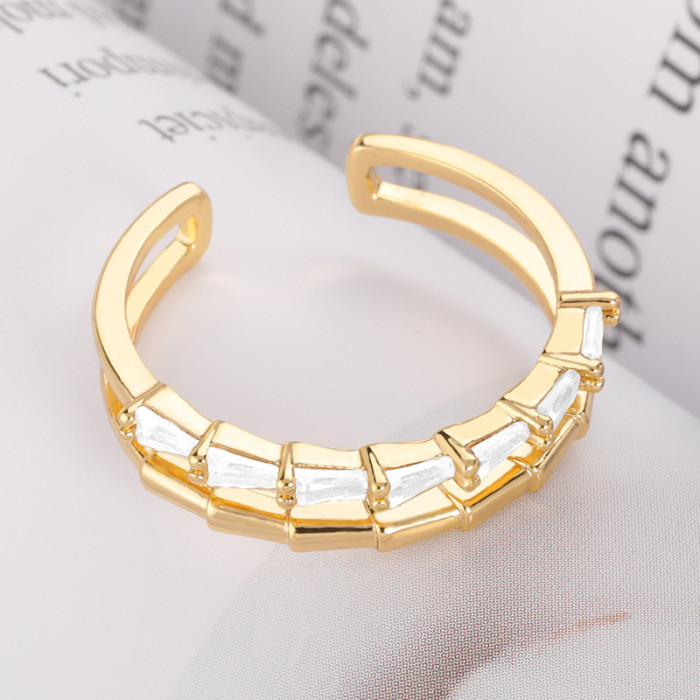 Style New Unisex Combination Ring Fruit Portrait Geometric Star Moon Adjustable Closed Combination Ring