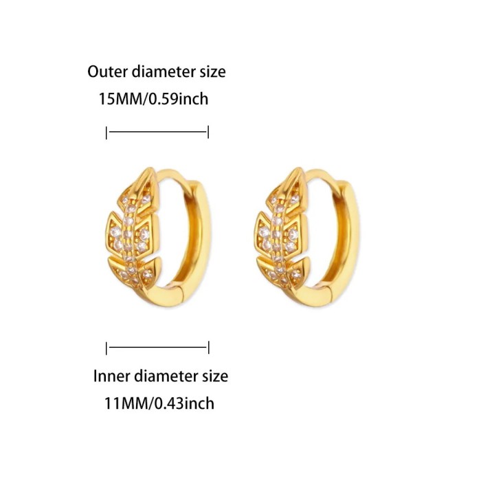Amazon Hot-Selling Copper Inlaid Zircon Earrings for Women, Heart-Shaped Earrings, Light Luxury, Elegant, Wireless, Compatible with Earring Studs Manufacturer
