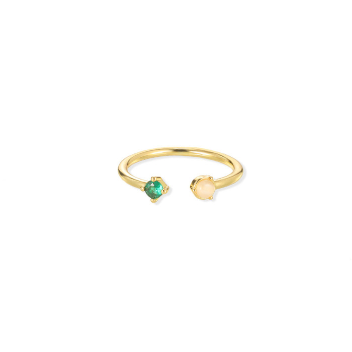 Simple New December Series Rings Colorful Stackable Zircon Rings Women's Birthstone Rings Wholesale