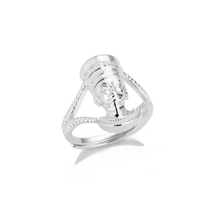 Amazon New Ring for Men and Women Egyptian African Queen Charm African Goddess Hand Jewelry Adjustable Open Ring