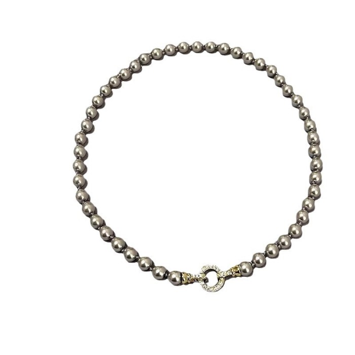 Pearl Sweater Chain for Women, Unique Design, 2024 New Hot-Selling Shijia Pearl Necklace, High-End Collarbone Chain