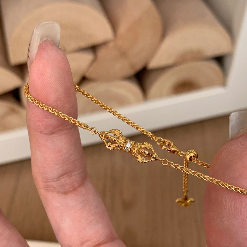 Xiaohongshu Hot-Selling Vajra Bracelet New Exquisite High-End Design Personality Versatile Fashion Jewelry for Women