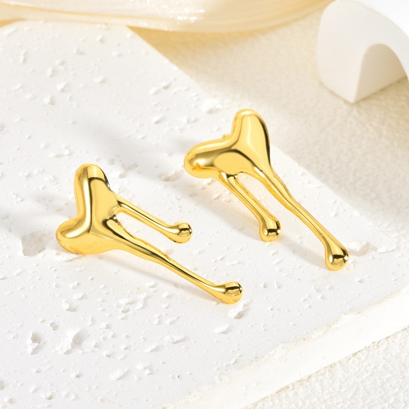 European and American Cross-Border Light Luxury High-End New Stainless Steel Earrings Starfish Niche Design Non-Fading Exaggerated Ear Jewelry